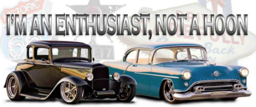 I'm an enthusiast, not a hoon